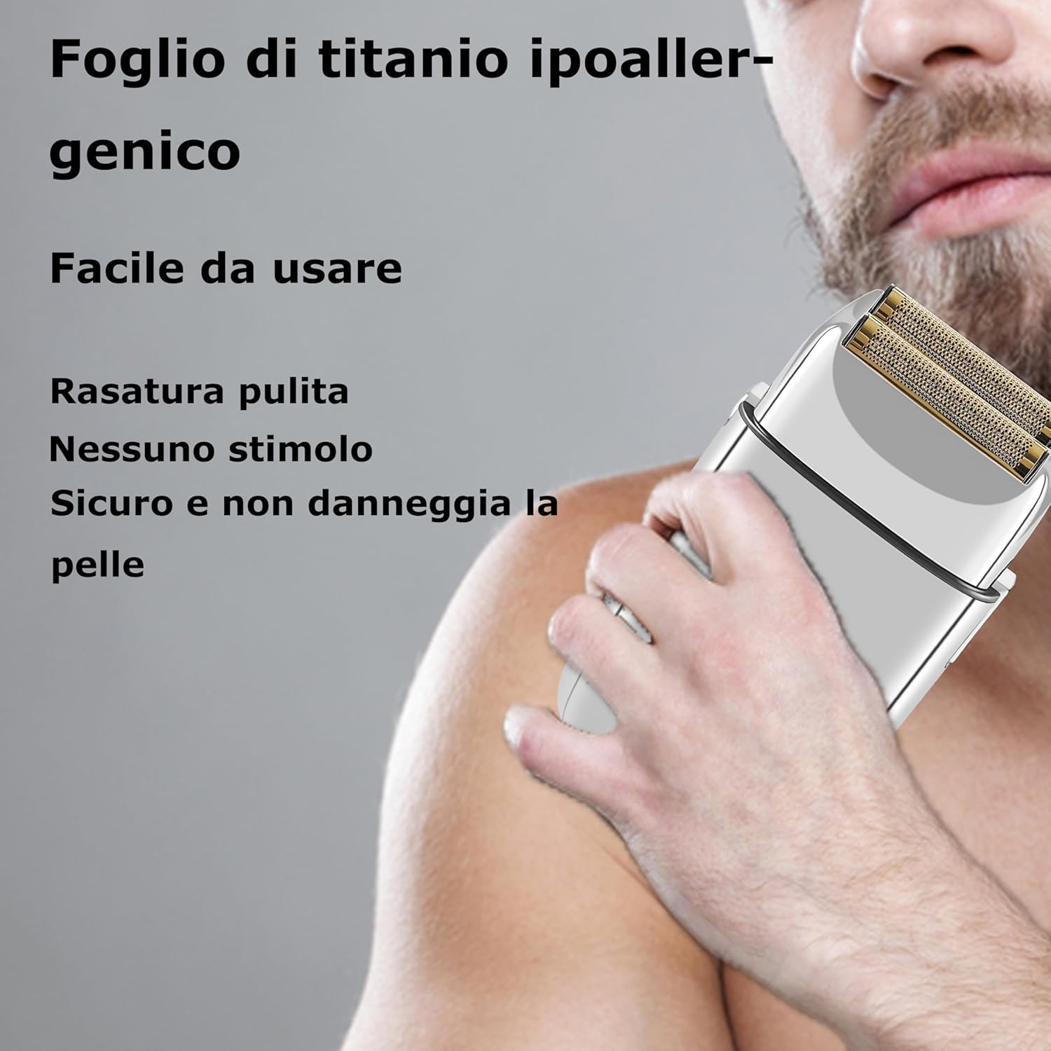 KEMEI KM-TX1 Hypoallergenic Titanium Foil
