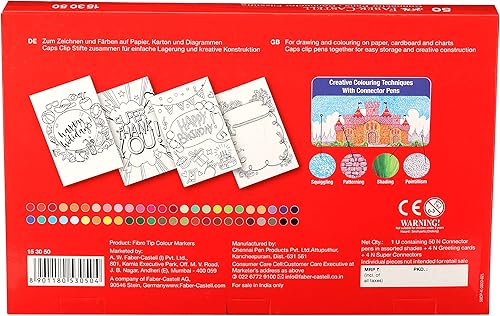 Miniatura 3 de Faber Castell Connector - Bolígrafos multicolor (50 unidades)