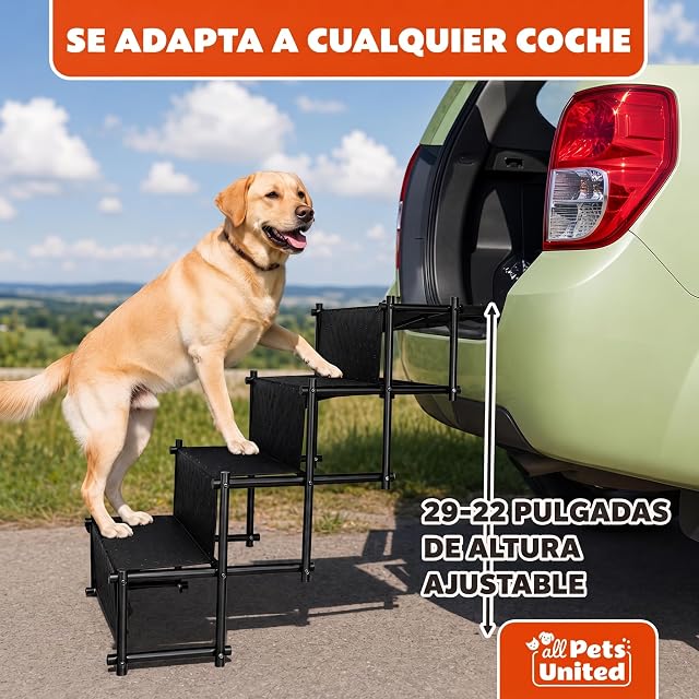 Foto 6 de 8 de all Pets United® Rampa Plegable para Perros - Maletero Coche, 5 kg