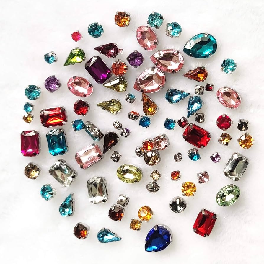 アクリルストーンまとめ売り Amazon.co.jp: 約160個入り アクリルストーン 縫製 ビーズ