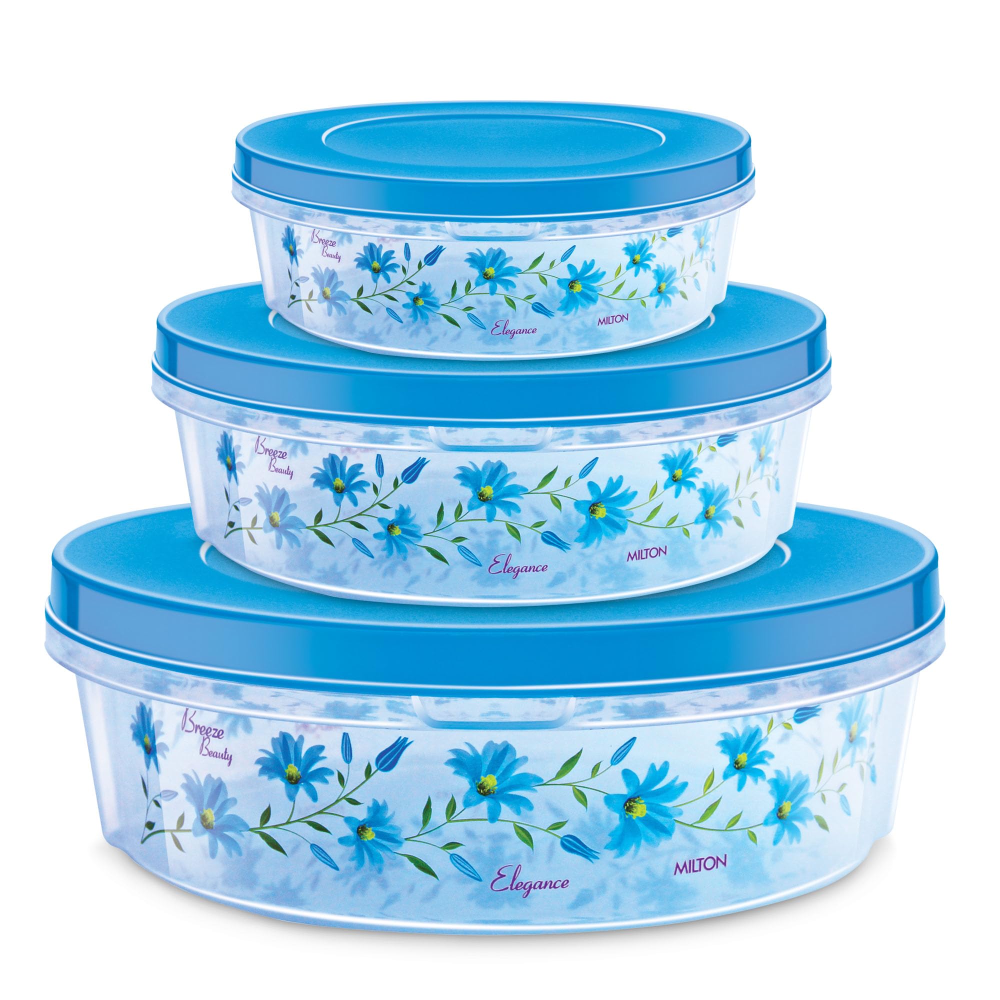 MILTON Plastic Keepex Pet Storage Jar Set Of 3 (1300 Ml 1800Ml, 2500 Ml), Blue Kitchen Container Airtight Food Grade Bpa Free… (B0CDPGXSP6) Amazon Price History, Amazon Price Tracker