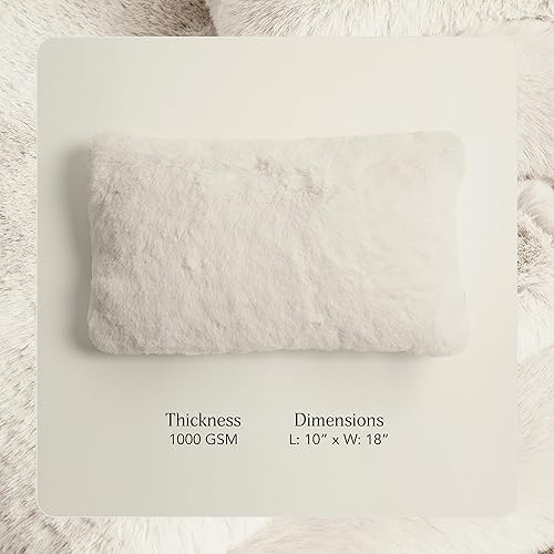 Miniatura 3 de UnHide Squish Almohada lumbar  Almohada de piel sintética  Almohada extra suave  Forma rectangular, relleno de poliéster  Lavable a máquina