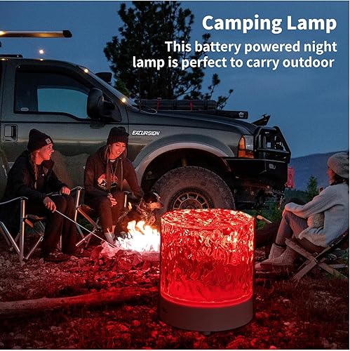 Miniatura 6 de Lámpara de mesa 3D, lámpara de noche RGB Arclic, luz nocturna 3D con control táctil y control remoto, funciona con pilas, iluminación regulable para