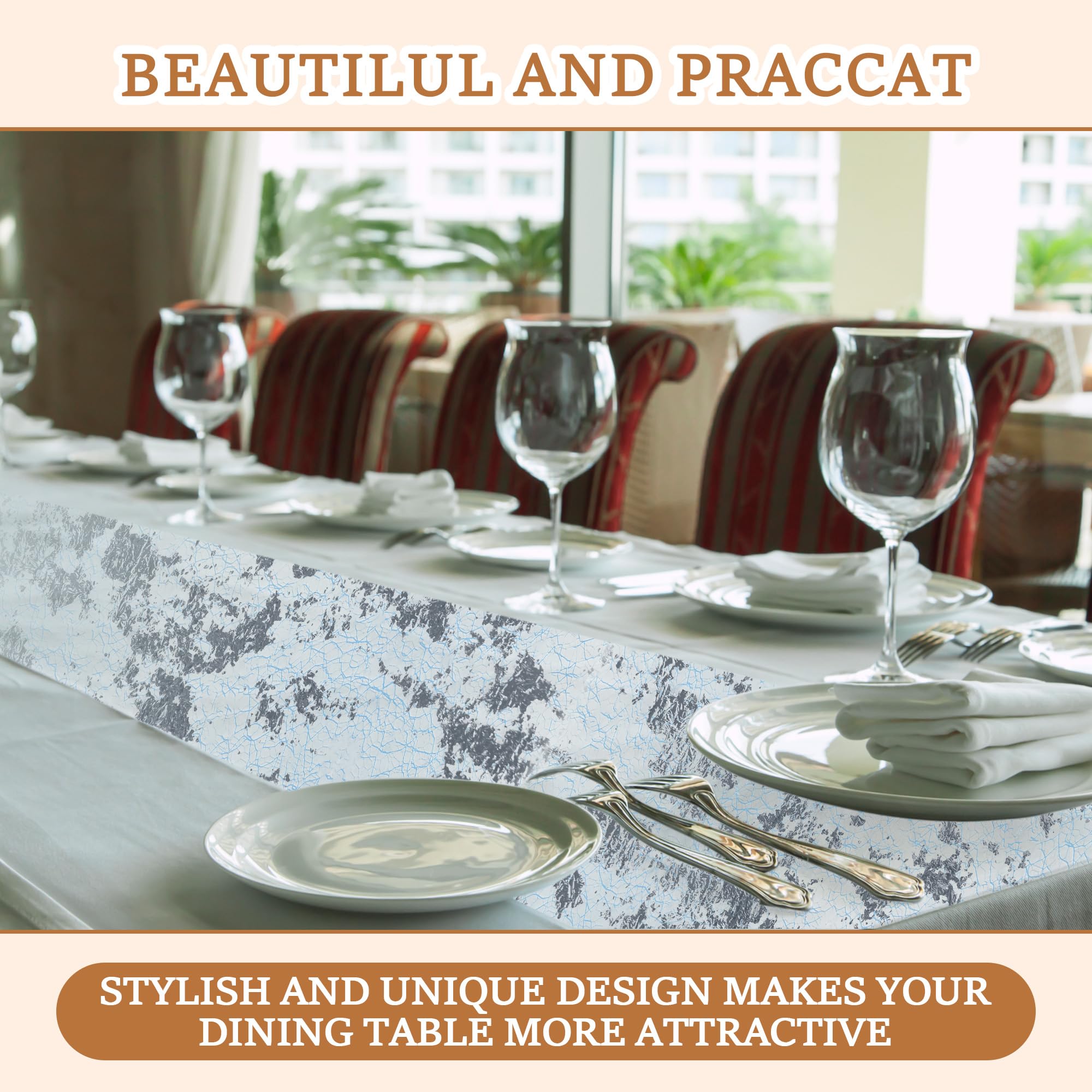 Runner Da Tavolo Oro Metallizzato 28 Cm X 9 M - Tovaglia Stile Glitter In Poliestere, Tagliabile, Per Matrimoni, Compleanni, Feste, Decorazione Fai Da Te