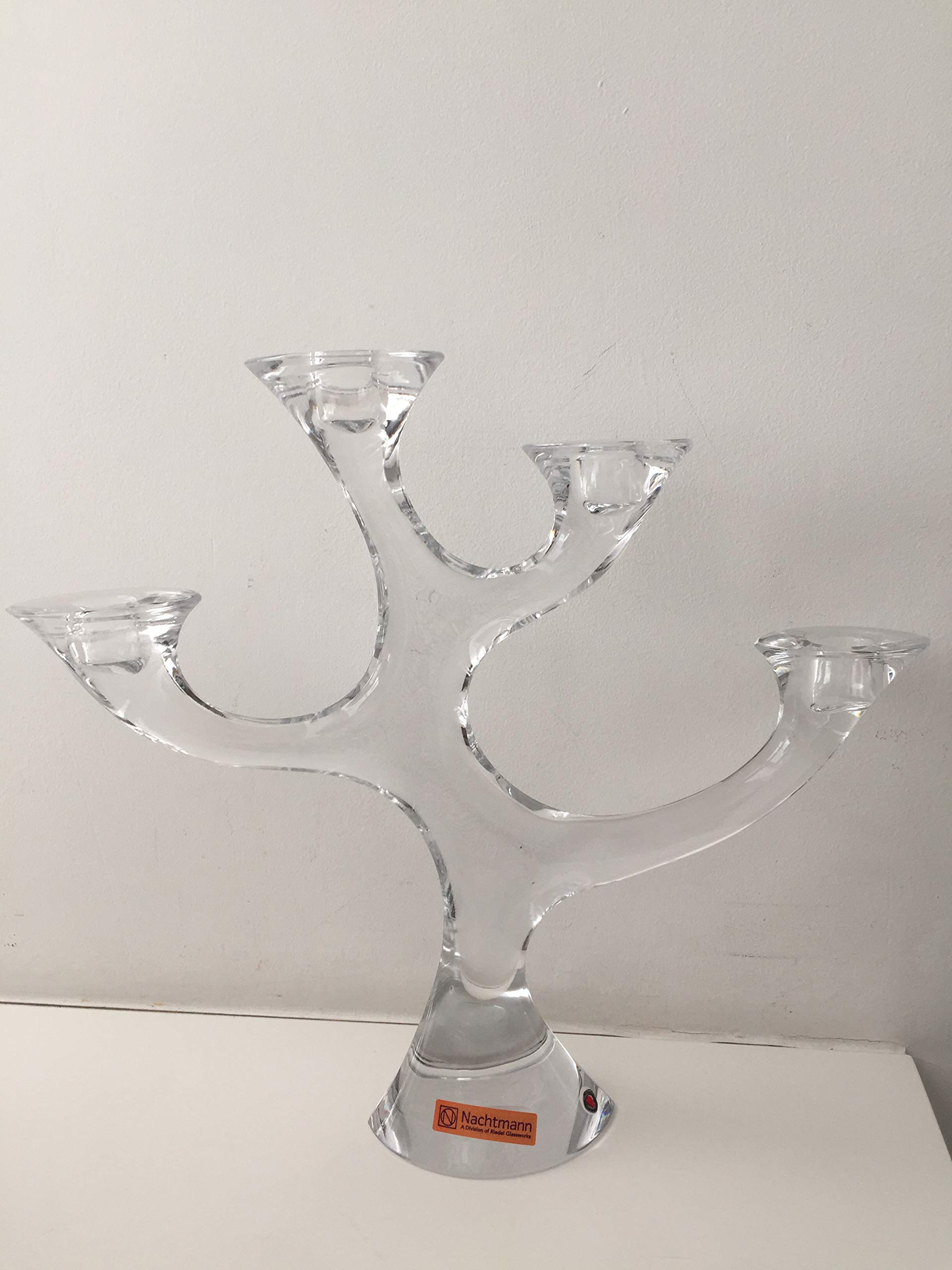 Bougeoir Corail Cristal NACHTMANN chandelier transparent design salon