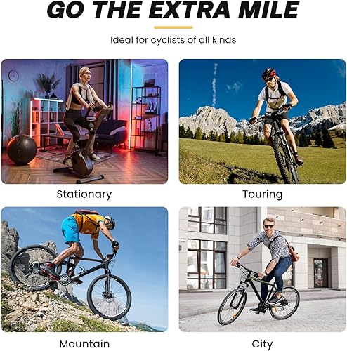 Miniatura 5 de TONBUX Cojín de asiento de bicicleta para bicicleta Peloton y bicicleta + - Funda acolchada de gel para asiento de bicicleta para hombres y mujeres,