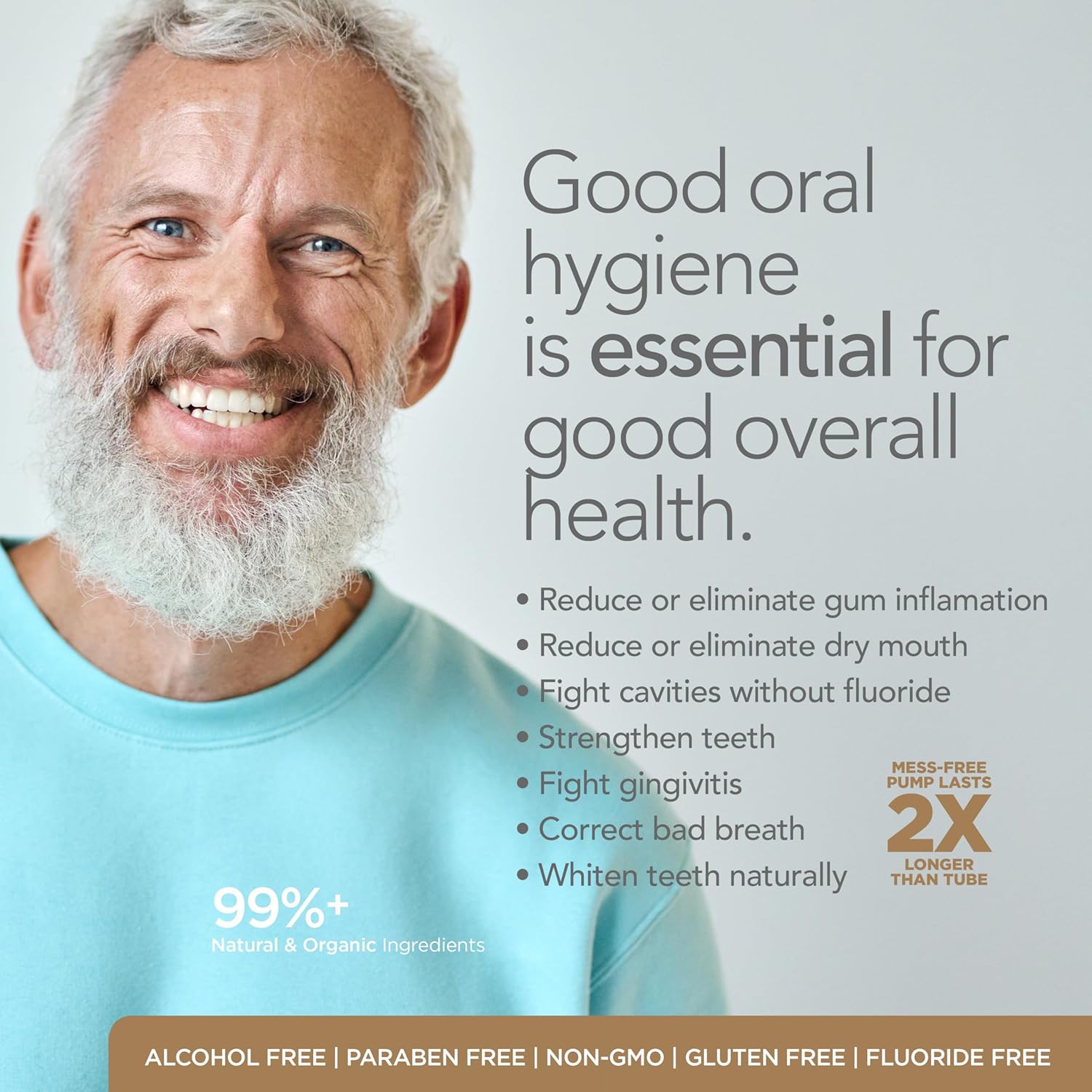ORL Non-Nano Hydroxyapatite Toothpaste, Fluoride-Free, with Organic Xylitol. Helps Strengthen Teeth, Prevent Cavities, Non-Toxic Ingredients. Natural Cinnamint Flavor 4 oz. Made in USA