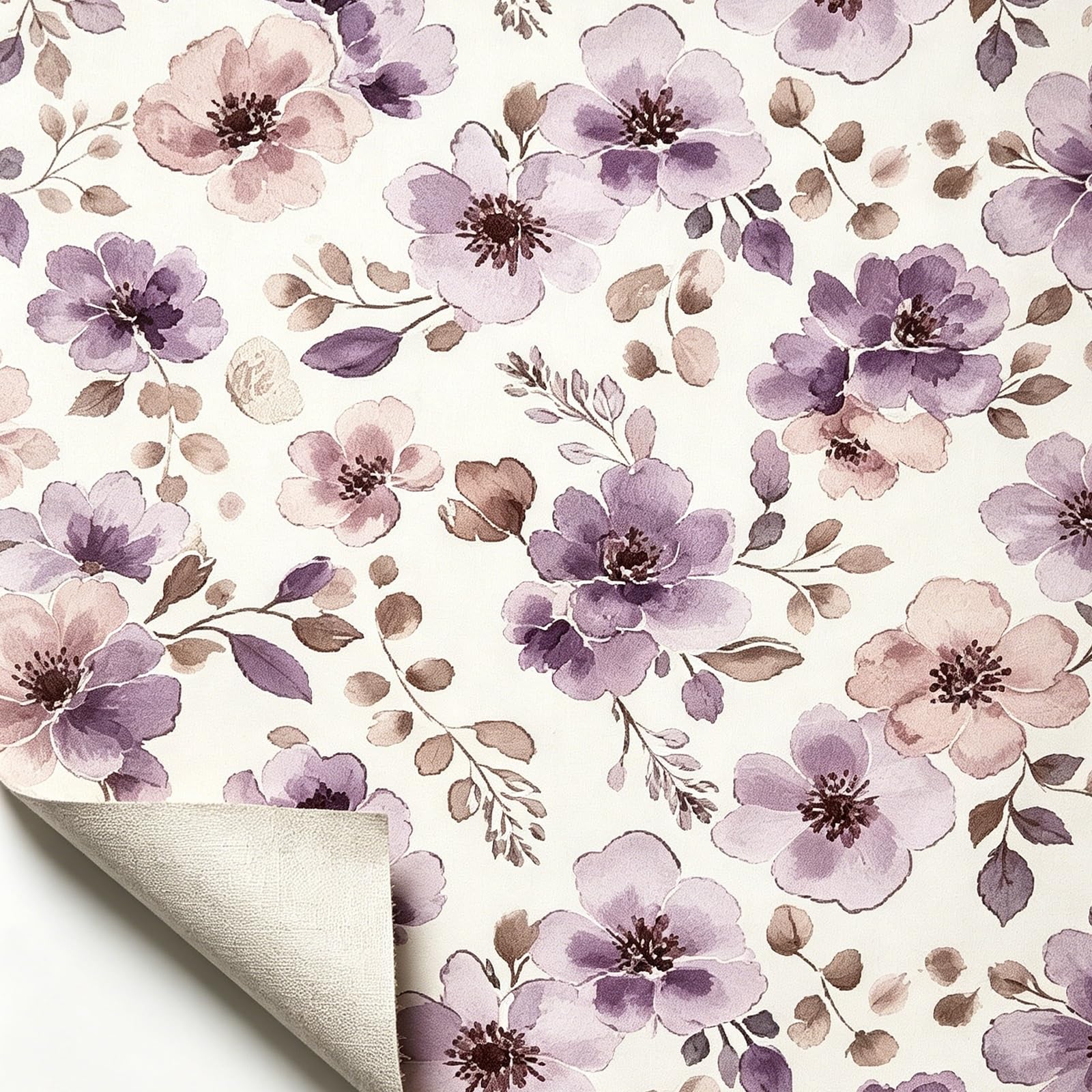Zynqra E Peel And Stick Wallpaper,Pvc Flower Textured,Removabl,Bedroom And Bathroom(,L500cm/196.9In*W44cm/17.3In)