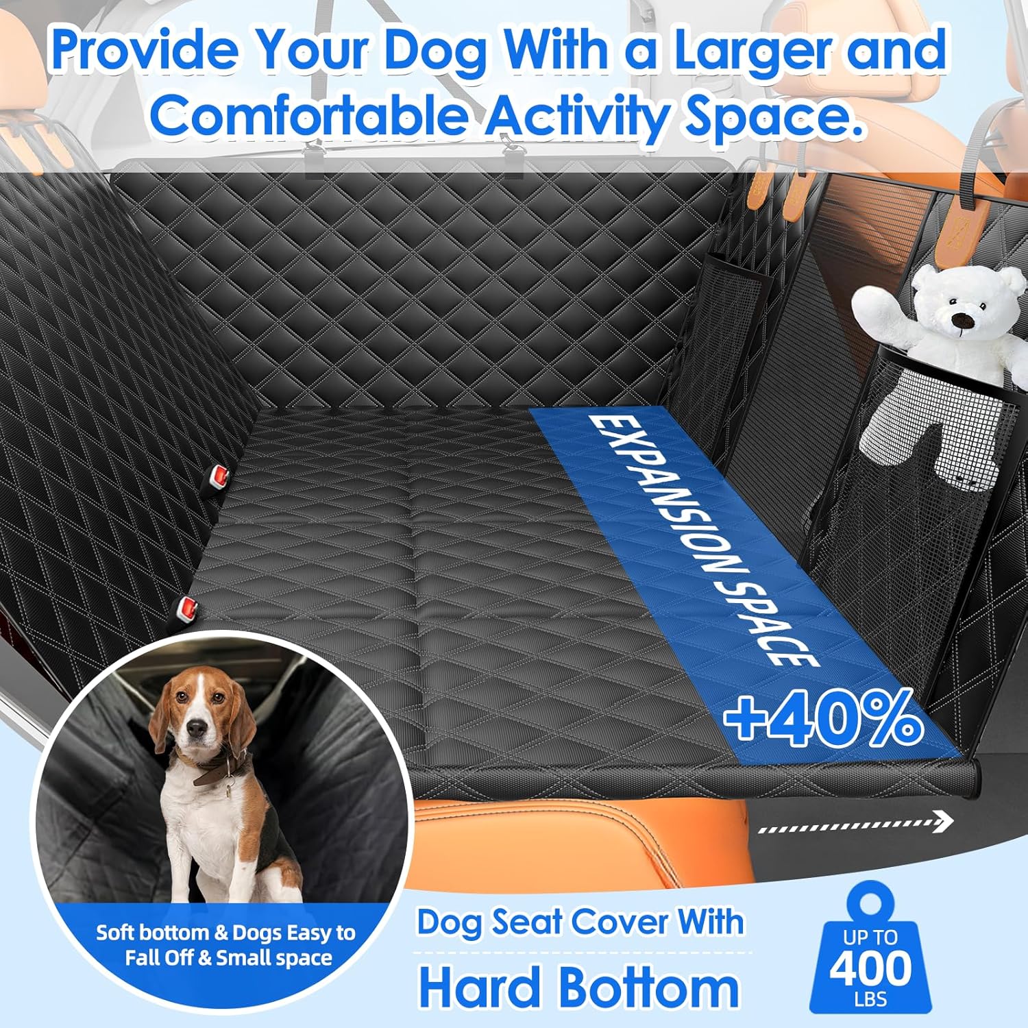 Ultimate Dog Travel Companion: Waterproof Back Seat Extender & Hammock Review