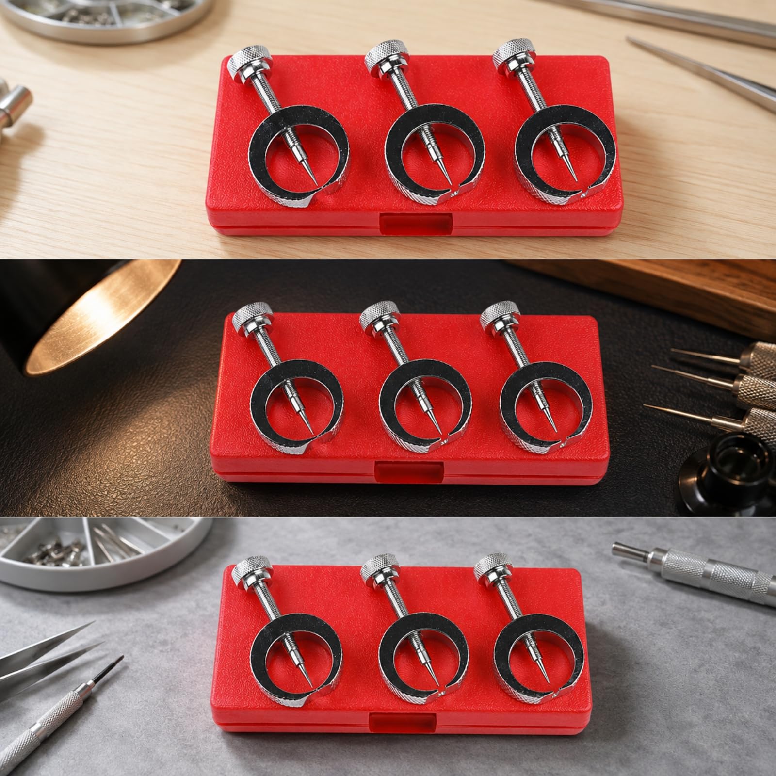 3 Piezas Extractor Agujas Reloj Precisión Herramienta Extracción Agujas y Punteros Multifuncional para Relojeros