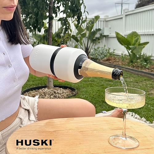 Miniatura 8 de Huski Enfriador de vino  Diseño galardonado sin hielo  Mantiene el vino frío hasta 6 horas  Accesorio para vino  Cubo de hielo de próxima generación