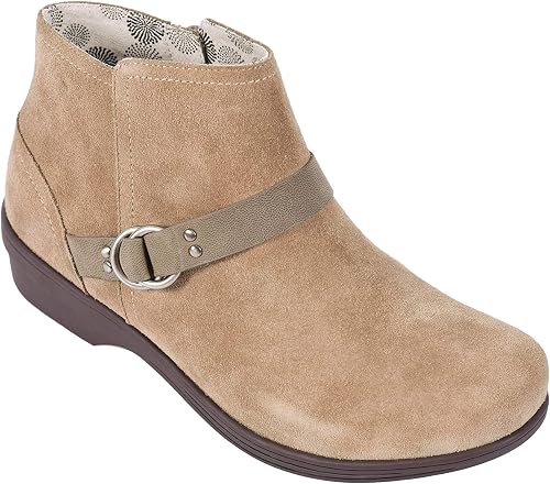 REVITALIGN Women's Malibu Short Suede Boot Mushroom 8