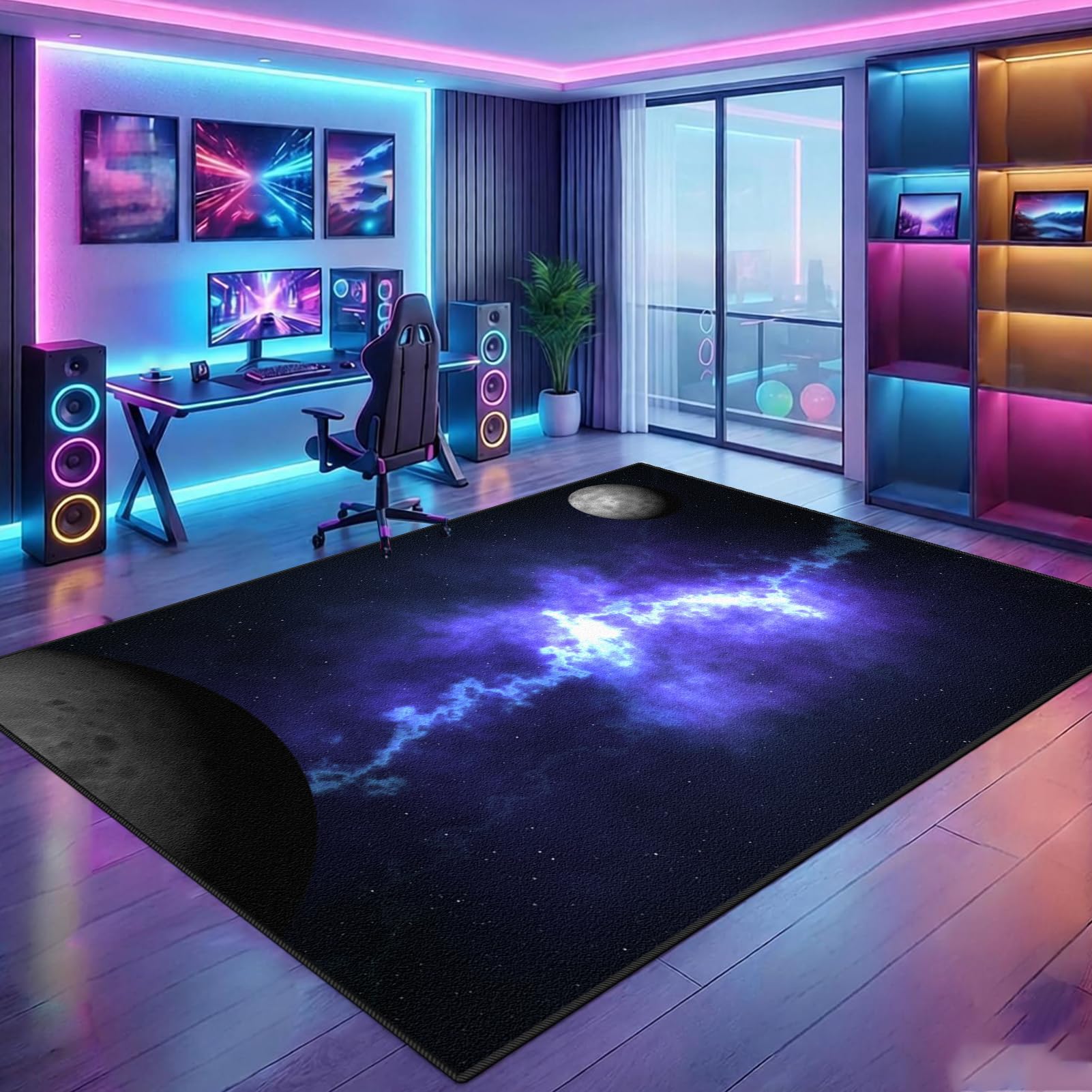 Tappeto Camera Ragazzo 3D Gaming Tappeti per Bambini Adolescenti Ragazzo Ragazze 130 x 190 cm Ragazzi Tappeti Camera da Letto Soggiorno Gaming Gamer Mat rug Salotto Bagno Cucina