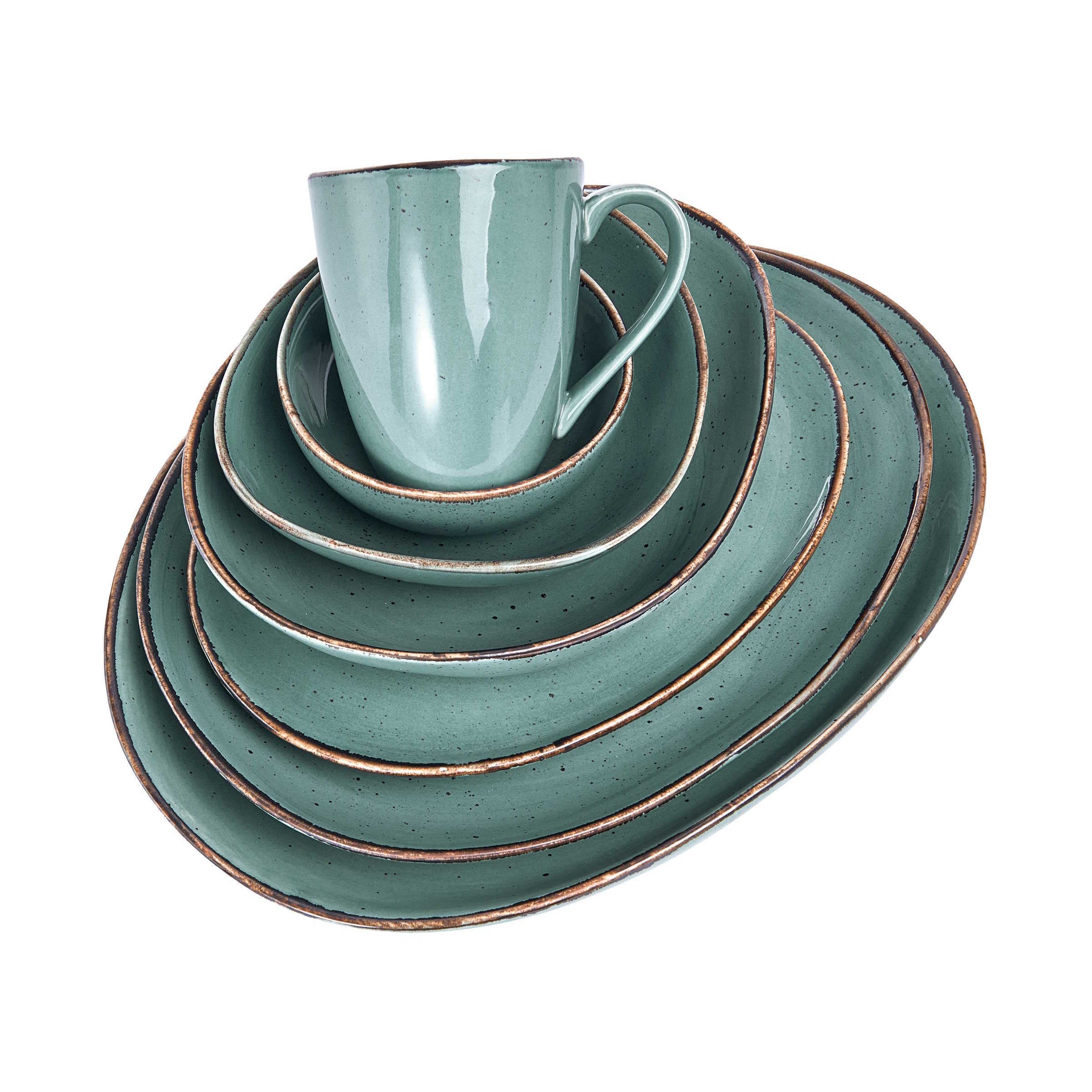 Butlers FINCA Dinner Plate L 27 x 21 cm Home & Kitchen