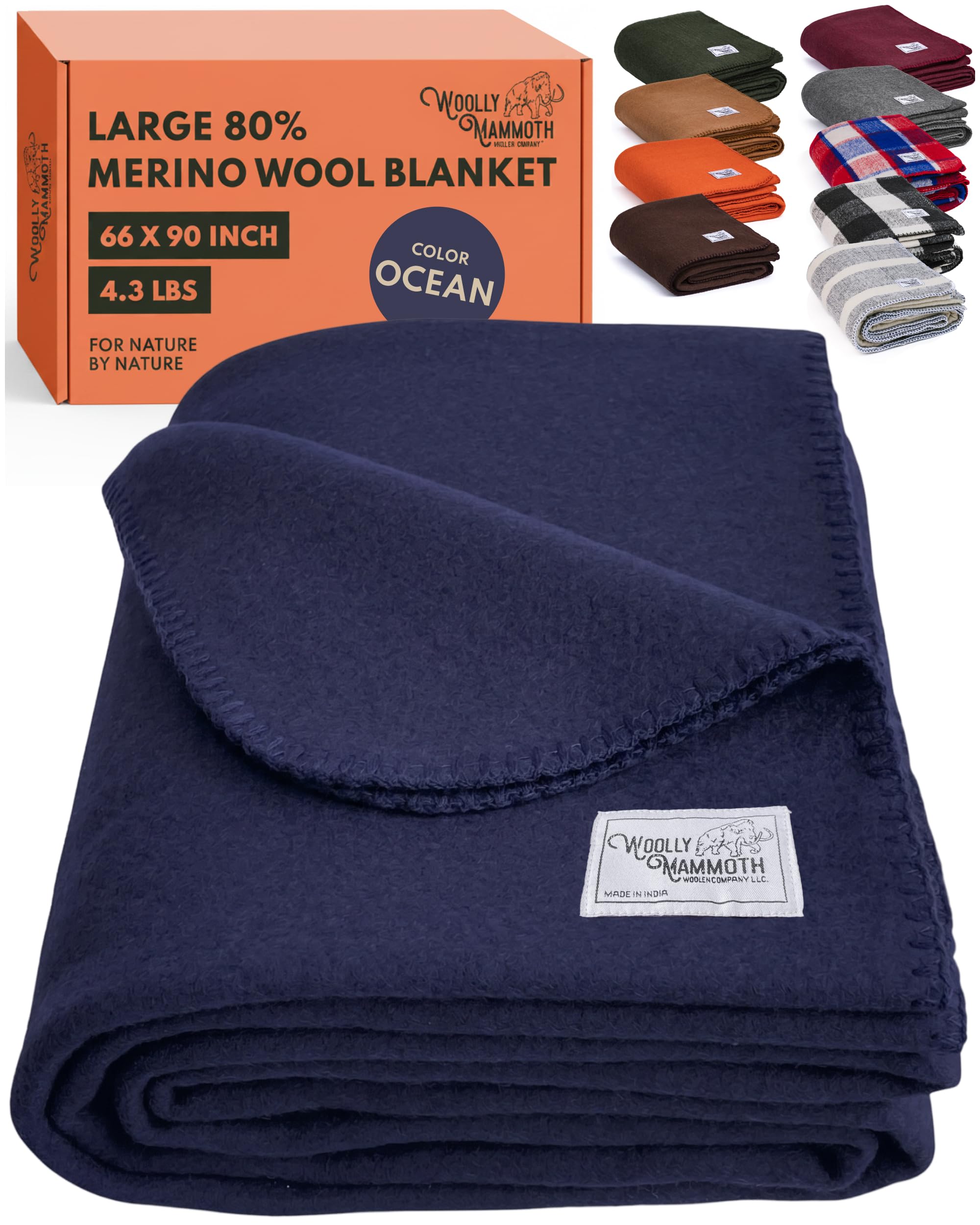 【即日発送】Woolley mommth ブランケット blanket タン 即日発送】Woolley mommth ブランケット blanket タンの通販 by