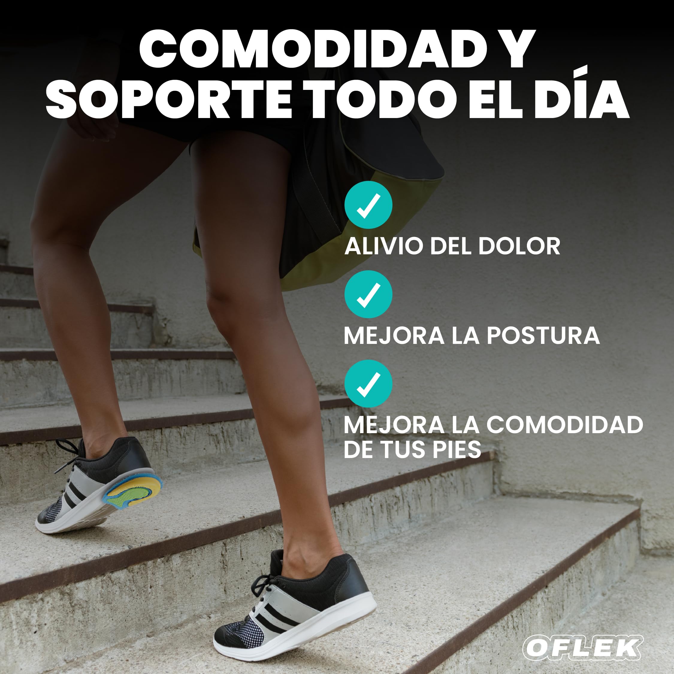 SUPER PACK PREMIUM Fascitis Plantar OFLEK® | 4 Taloneras + Talonera Silicona + Almohadilla Trasera + Protector Tacones + eBook Anti-Dolor + Soporte Antideslizante | Unisex | Alivio Dolor Pie