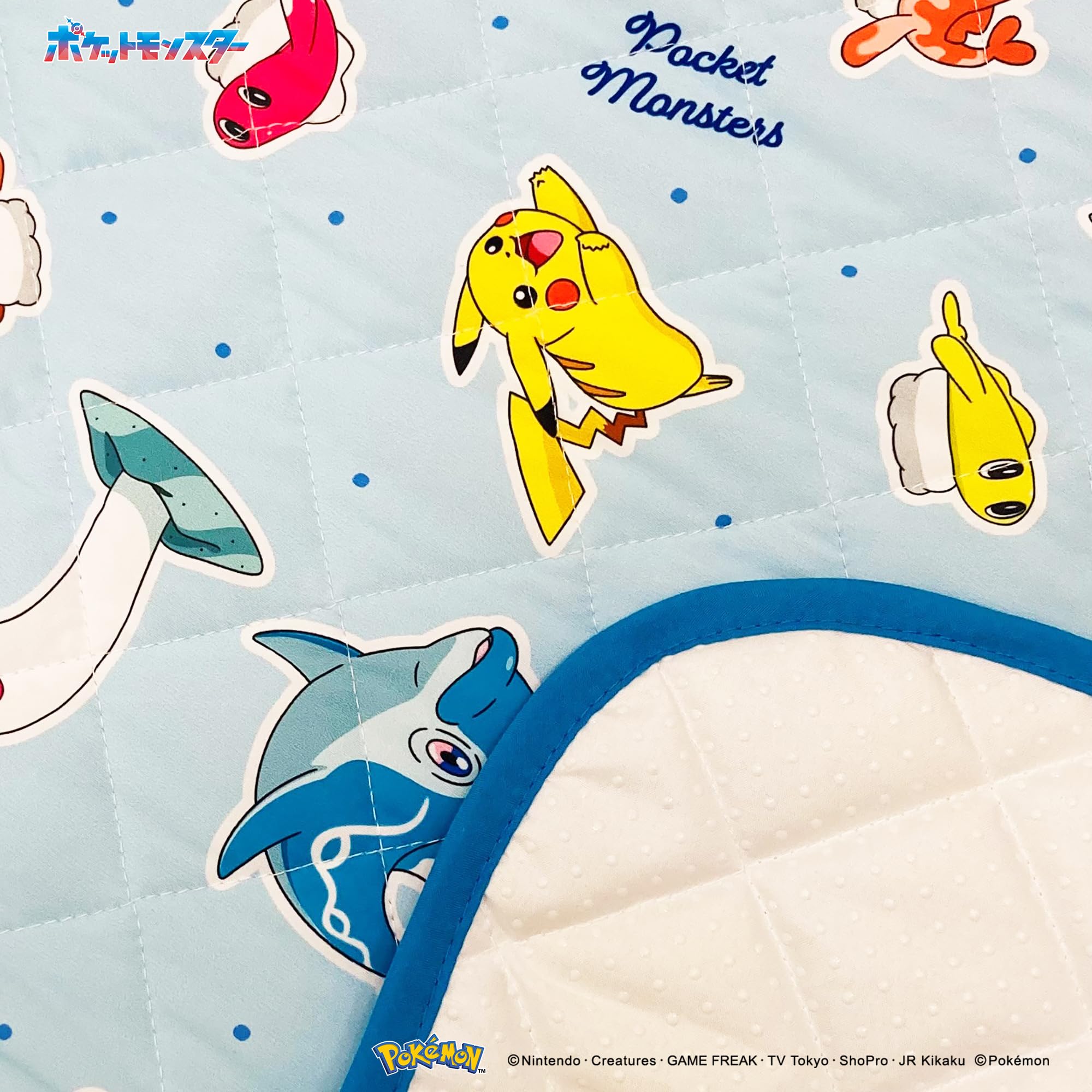 Amazon｜MORIPiLO ポケモン 冷感 敷きパッド (ピカチュウ フレンズ 夏 