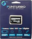 Funturbo PSP Memory Stick Adapter, Micro SD to Memory Stick PRO Duo Magic Gate Card for Sony Playstation Portable, Camera, Handycam gallery image