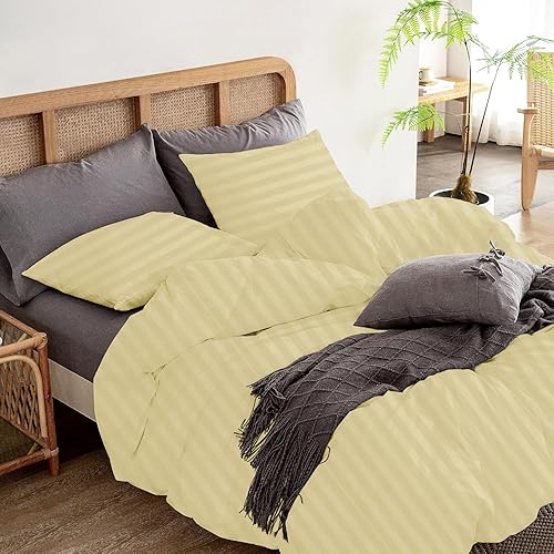 Lujoso tamaño Super King Plus (120 x 120 pulgadas), 800 hilos, tamaño Super King Plus (120 x 120 pulgadas), juego de funda de edredón con cierre de