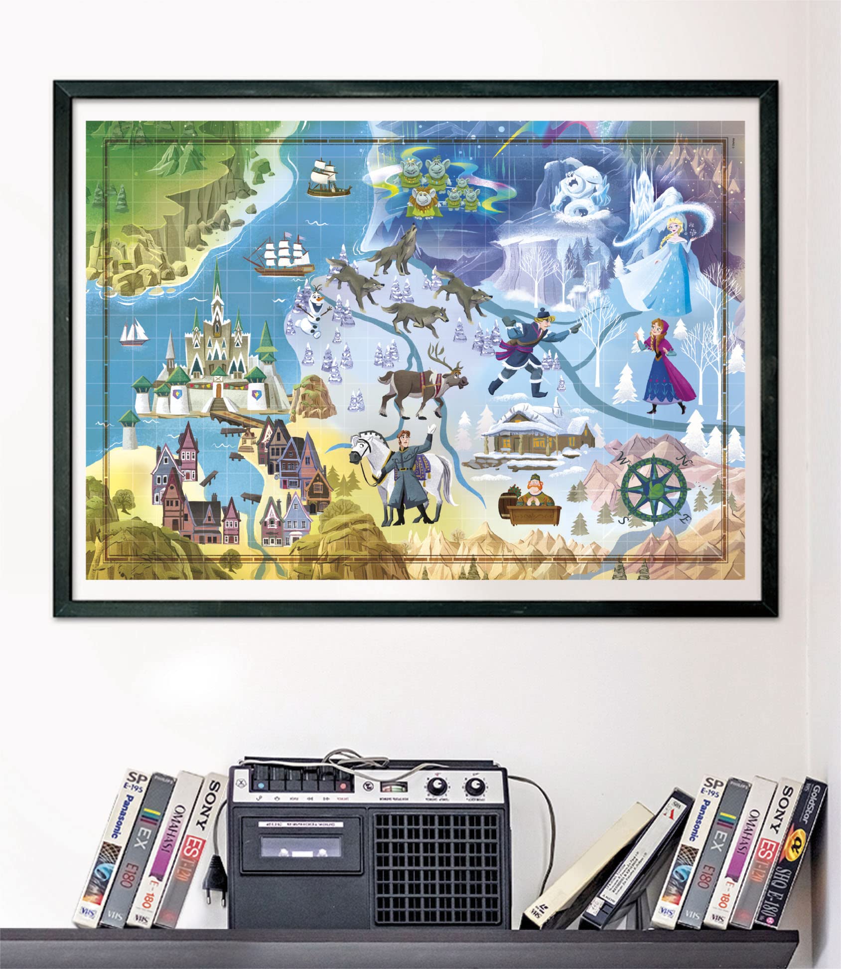 Jungle Book Puzzle Clementoni Snow White Story Maps Jigsaw Puzzle ...