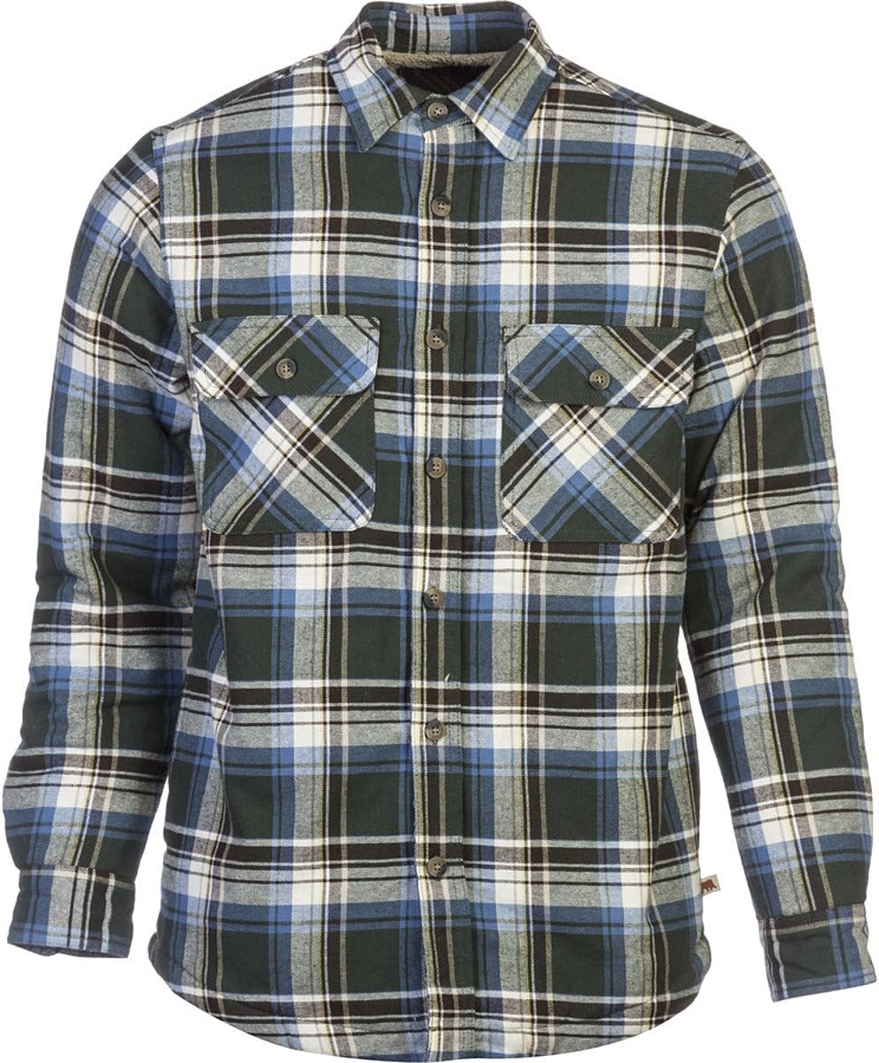 Dakota Grizzly Men's Mack Sherpa Lined Flannel Shirt