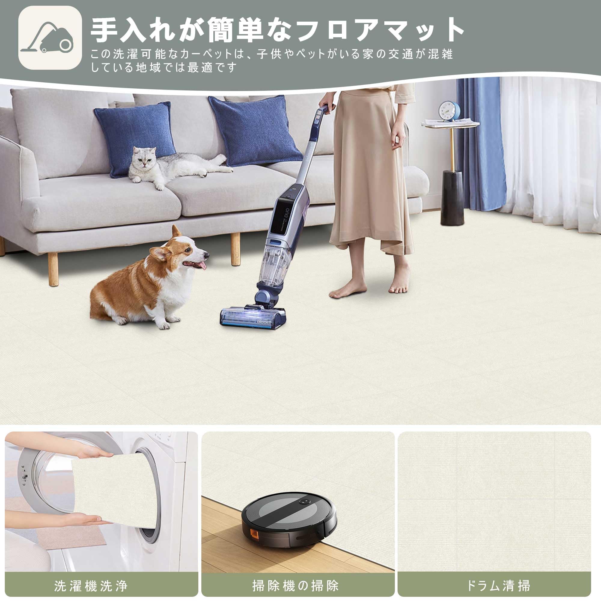 45*45cm&40枚入(ブラウン) ジョイントマット HAODEMI Amazon.co.jp: ジョイント 【Amazon.co.jp限定】タイルカーペット ラグ・カーペット