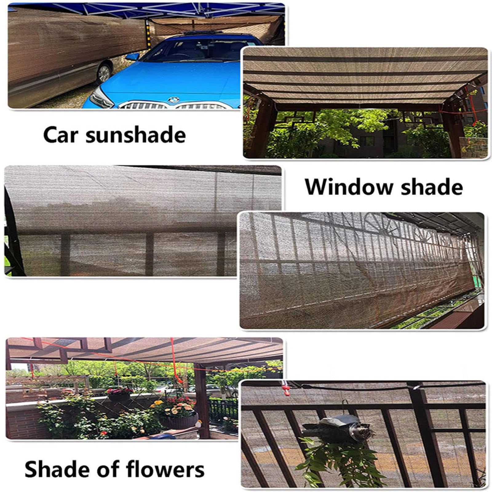 Voile D'Ombrage Rectangulaire 5x6 Mat Voile D'Ombrage A Planter Voile D Ombrage Impermeable Rectangle Bache pour Pergola,5x6m