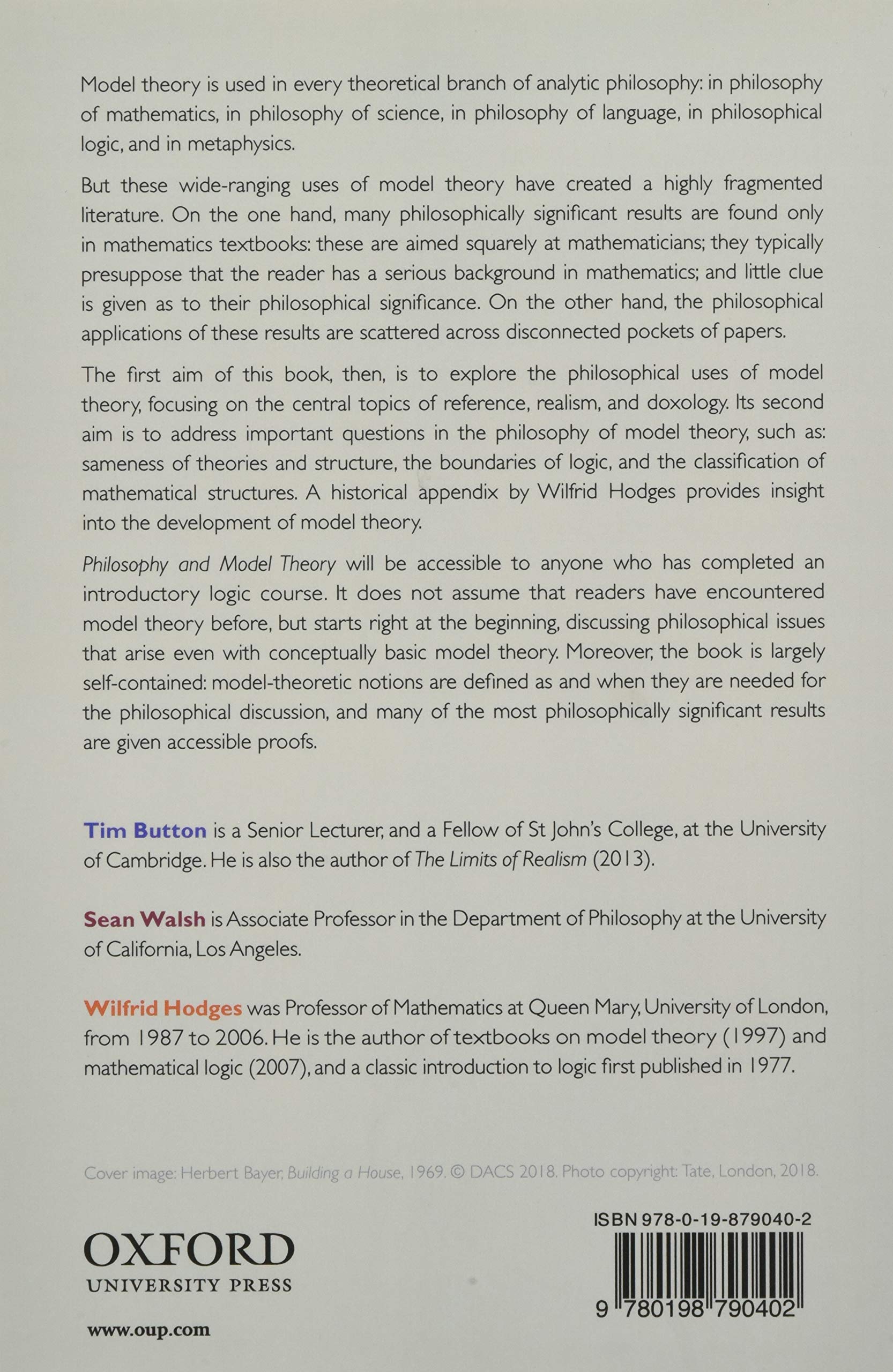 Philosophy and Model Theory [Lingua inglese]