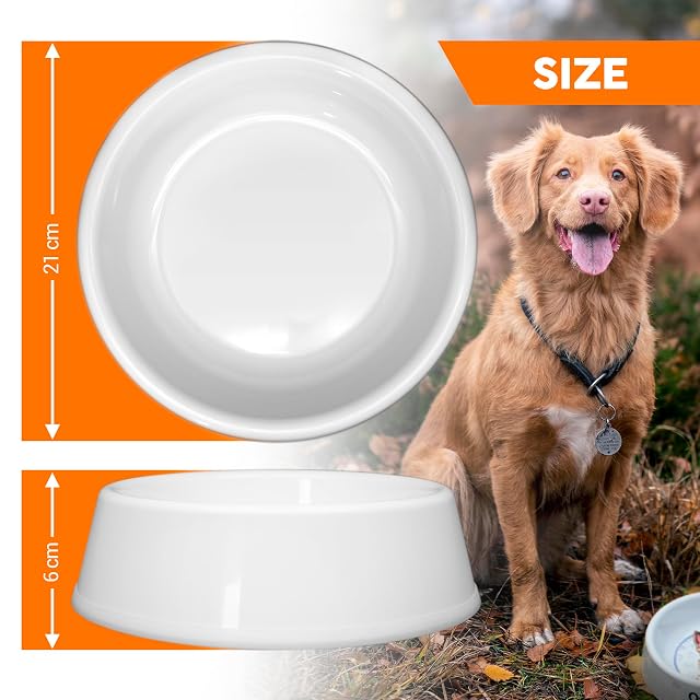 Foto 2 de 7 de Australian Shepherd - Cuenco para perros ABS de 21 cm de diámetro, comedero antideslizante para perros…