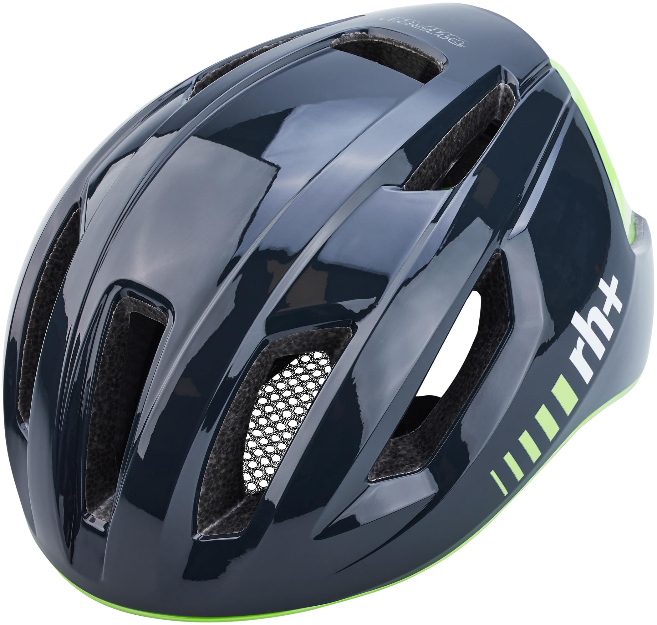 rh+ Casco compatto nero/verde