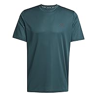 adidas Uomo Train Essentials Training Tee, Aurora Ivy/Black