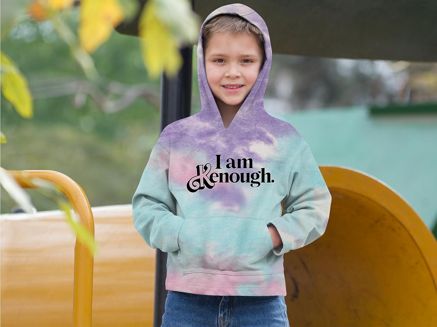 Vista 4 de Expression Tees I Am Kenough Barbenheimer - Body de una pieza y camiseta para niños pequeños