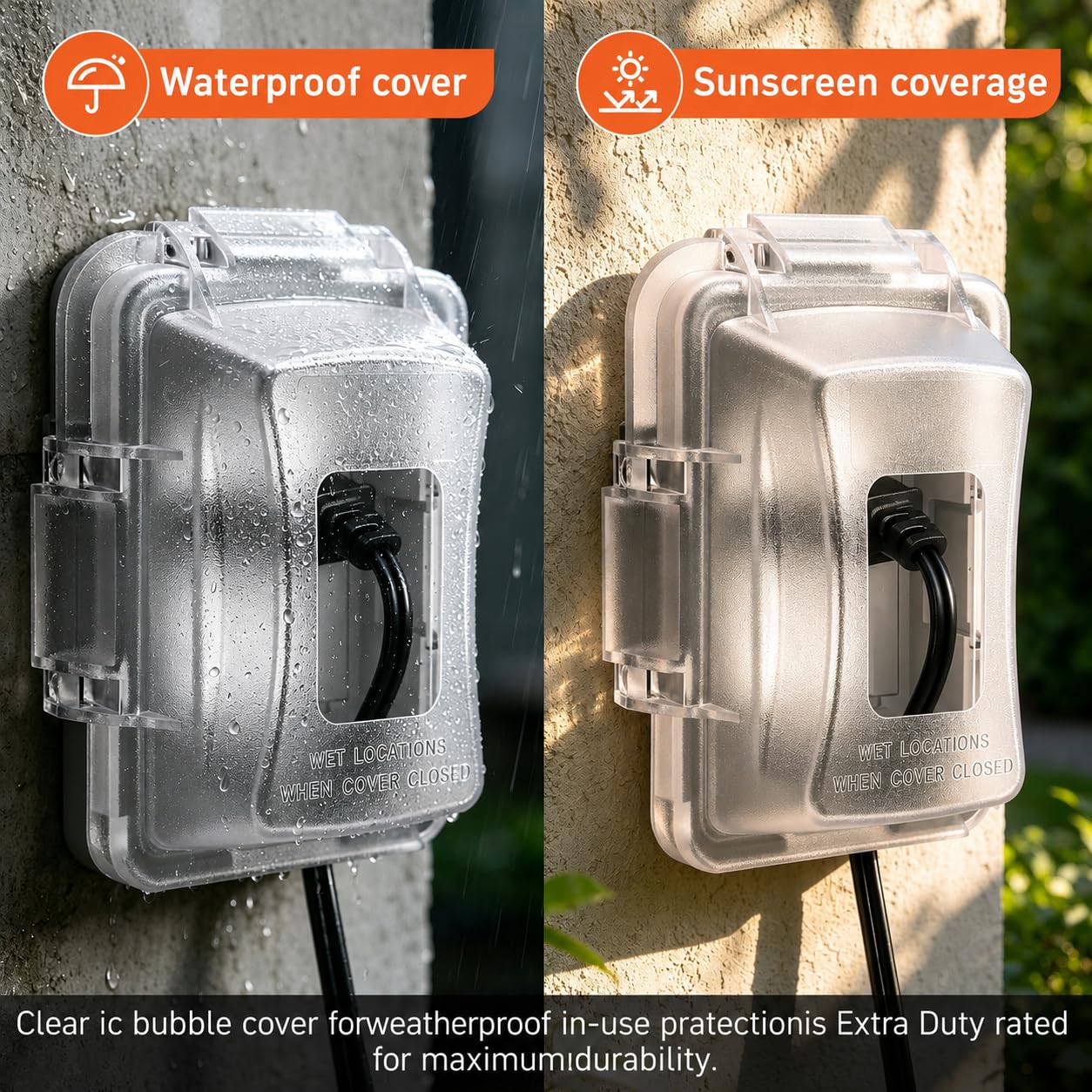 Weatherproof Outlet Covers - Protect Outdoor Outlets -6