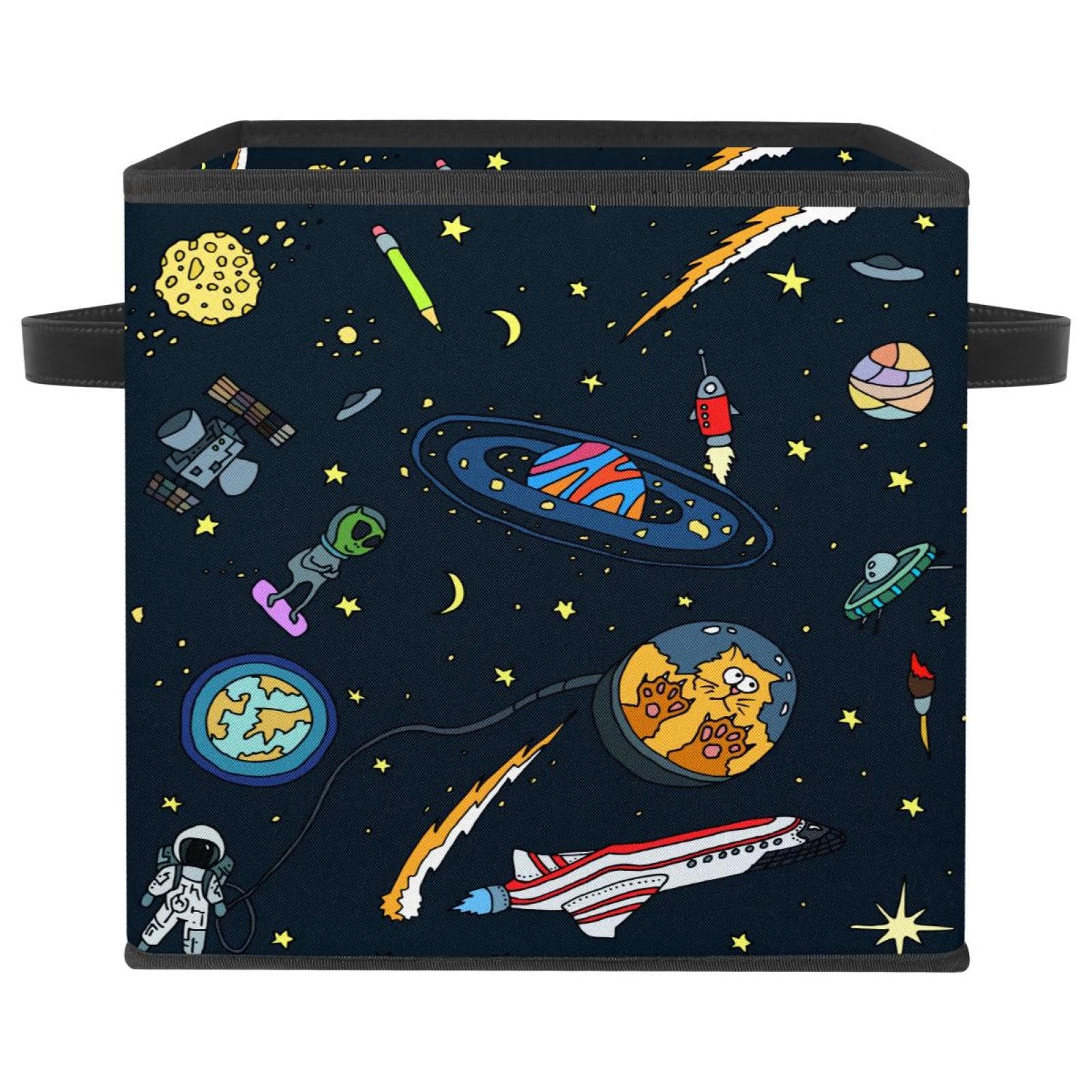 Boîte de rangement cube pour stopper le désordre des jouets et vêtements de chambre