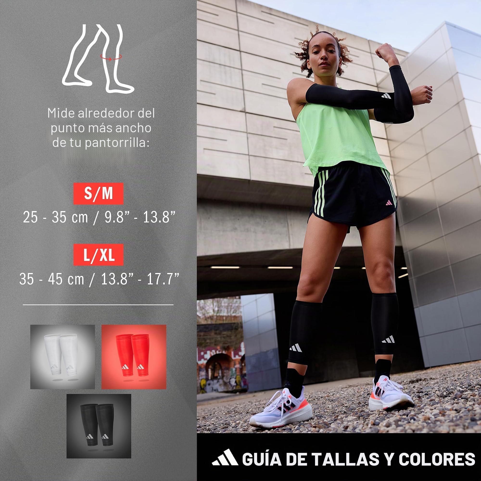 adidas Aeroready Kompressions-wadenbandagen Medias de compresión para pantorrilla Unisex adulto