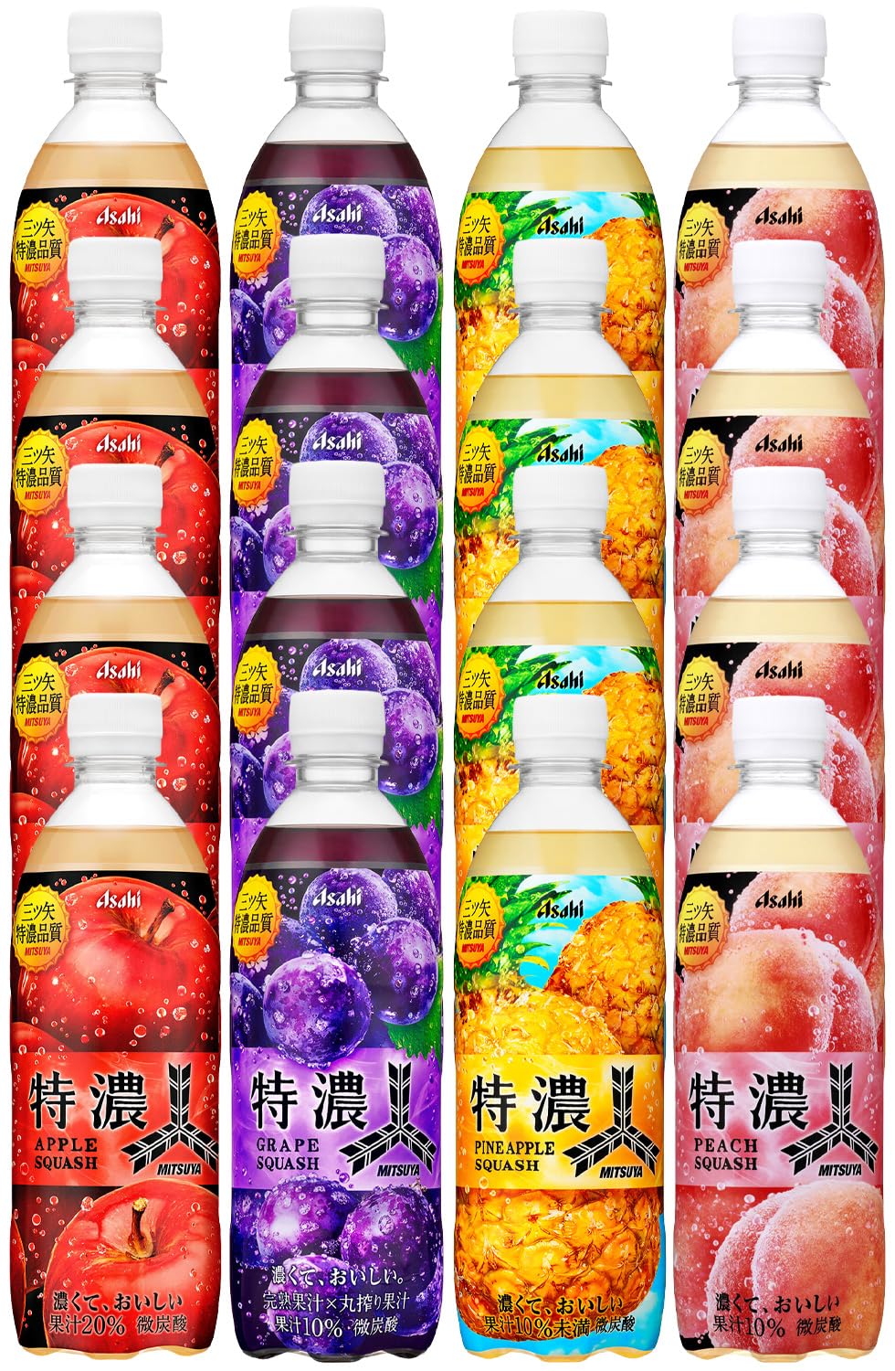 Amazon.co.jp: [セット品] 【16本】アサヒ飲料 三ツ矢 特濃フルーツ