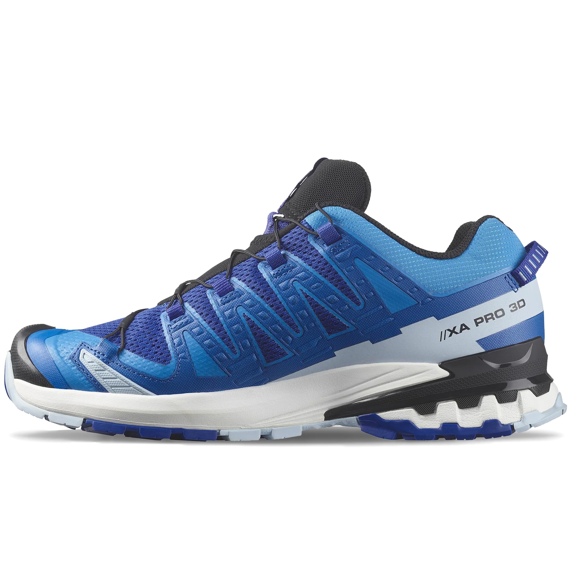 Salomon Chaussures de Course pour Homme, Surf Web Ibiza Blue White L47272100, 44 2/3 EU