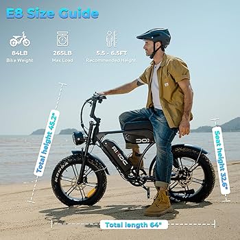 Amazon.com : RIXOC E8 Electric Bike for Adults, 1500W Motor (Peak