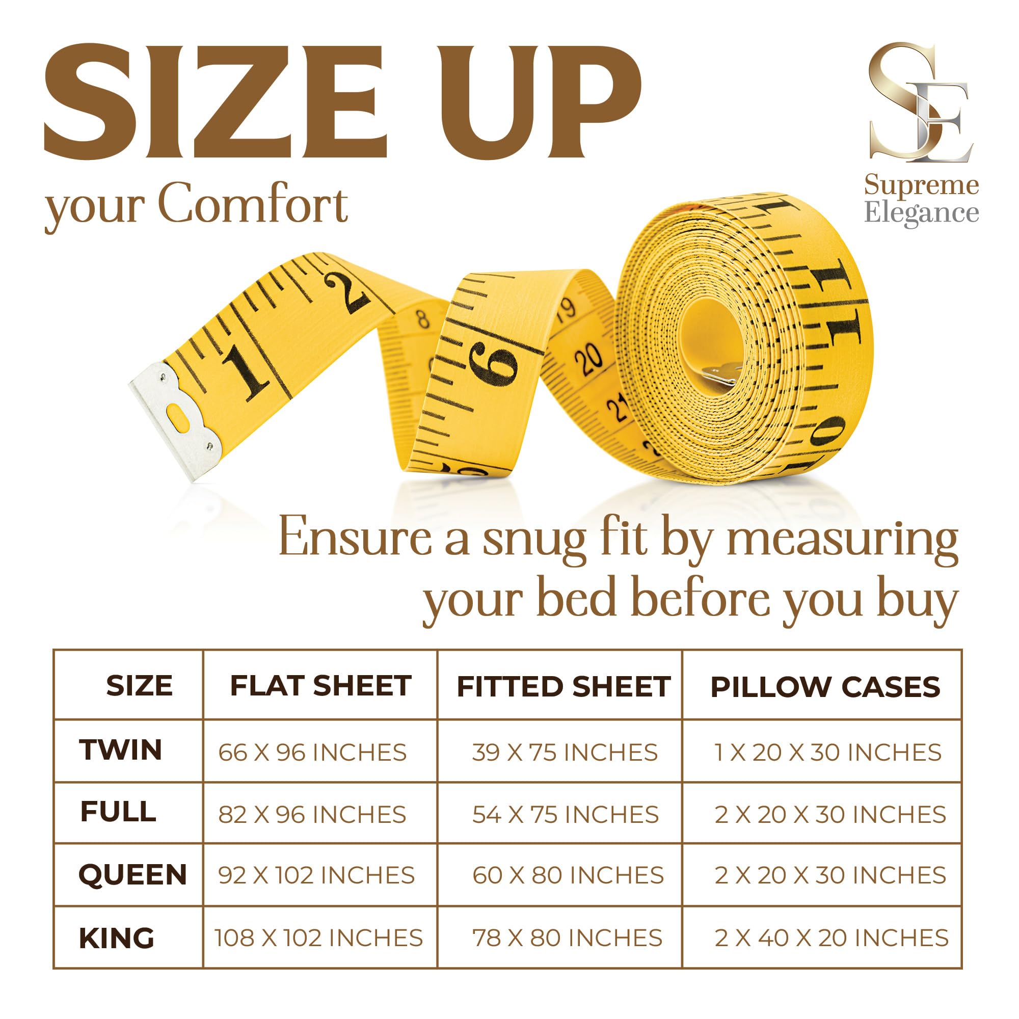 SUPREME ELEGANCE Juego de sábanas tamaño King, 100 % algodón percal natural, juego de cama King, fabricado en verde Oeko-tex, sostenible, transpirable, refrescante, con bolsillo profundo, ropa de cama