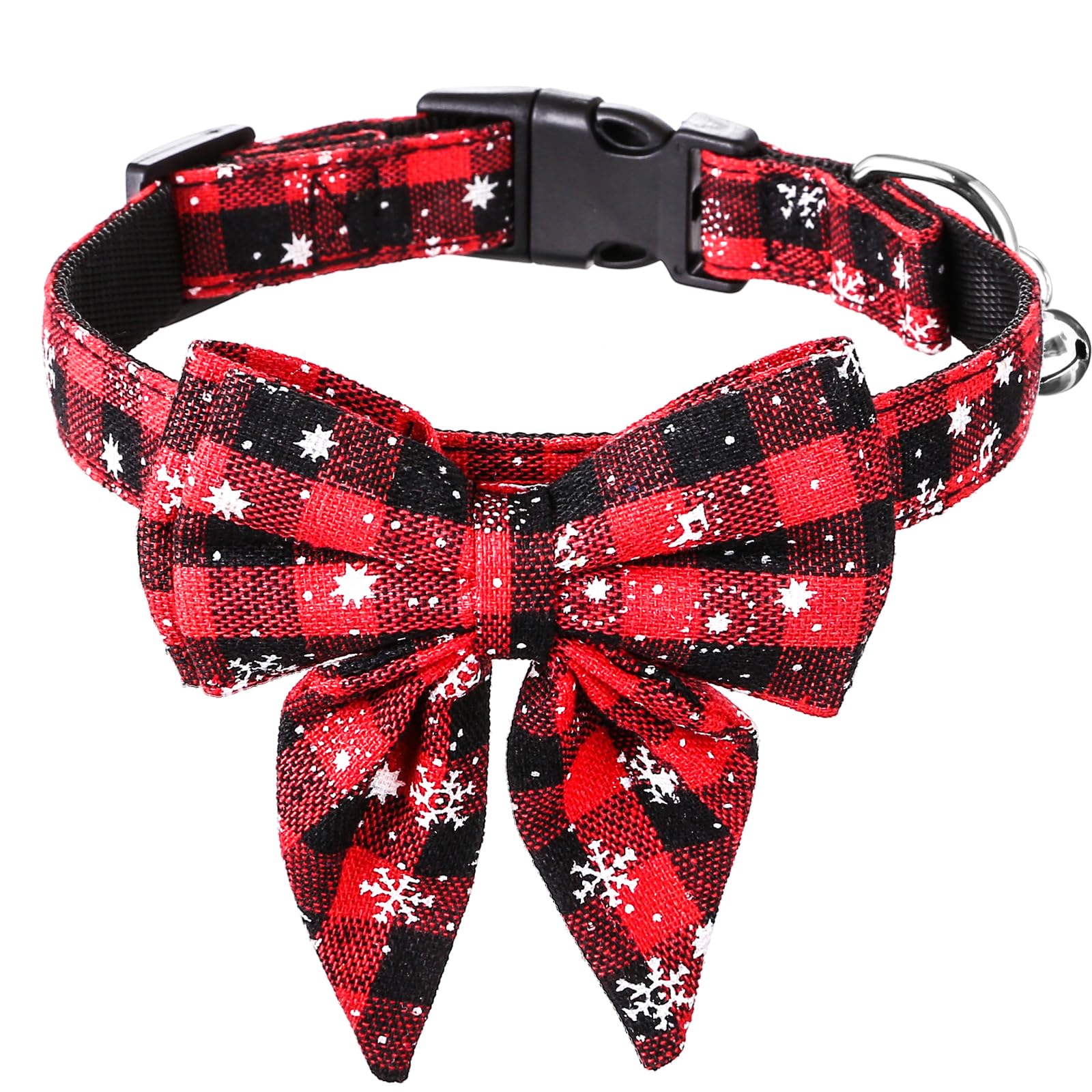 Lot De 4 Colliers De Noël Pour Chat Avec Nœud Papillon Et