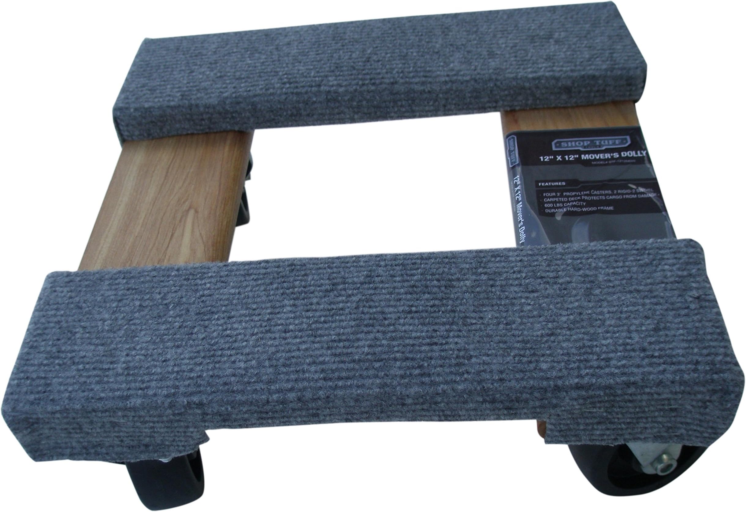 Shop Tuff STF-1212MDW Mover's Dolly, 12" x 12"
