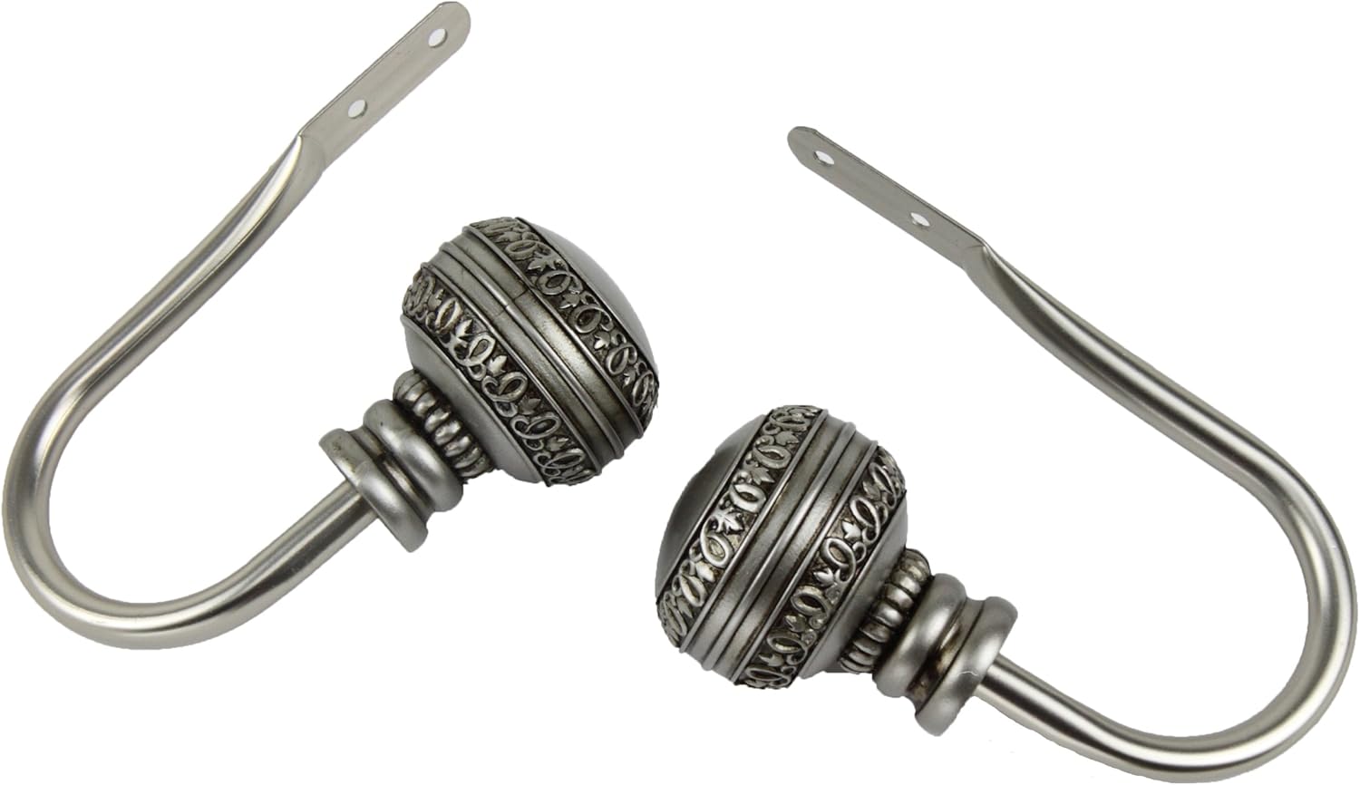 Rod Desyne Ornament Curtain Holdback Pair, Cocoa