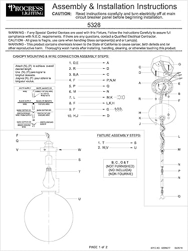 Miniatura 17 de Penn Collection - Lámpara colgante de cristal transparente (latón natural)