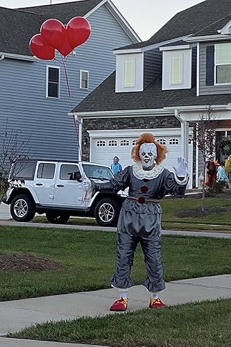 Miniatura 8 de Disfraz de payaso de Halloween para adultos y niños disfraz de PennyWise