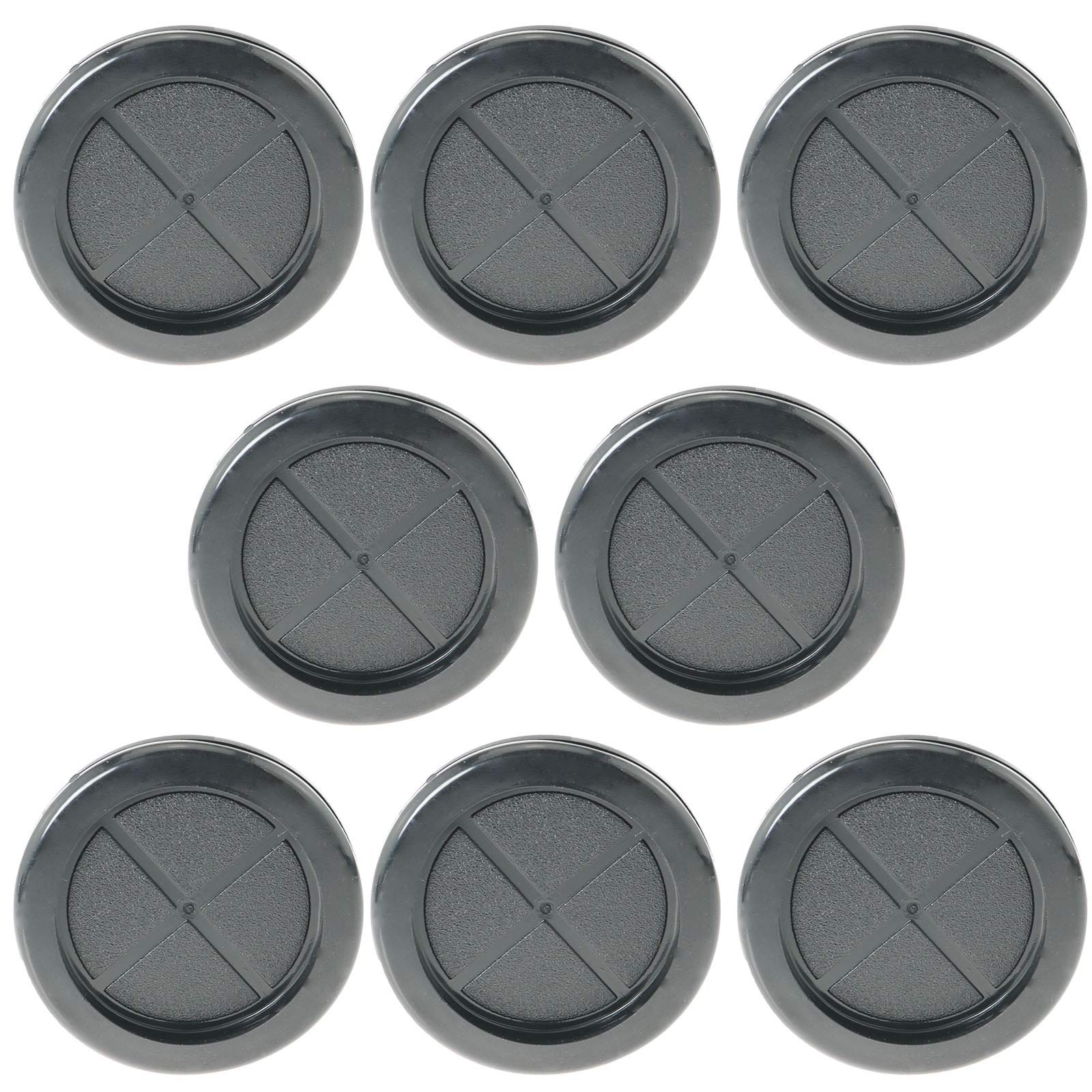 DTTRA 8PCS Rubber Grommet, 1-11/16'' Inside Diameter 2'' Drill Hole, Rubber Hole Plug, Synthetic Rubber Grommets, Firewall Plug Grommet, Double-Sided Round