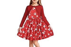 Vestido para Navidad de niña, familia a juego, fiesta de vacaciones, conjunto...