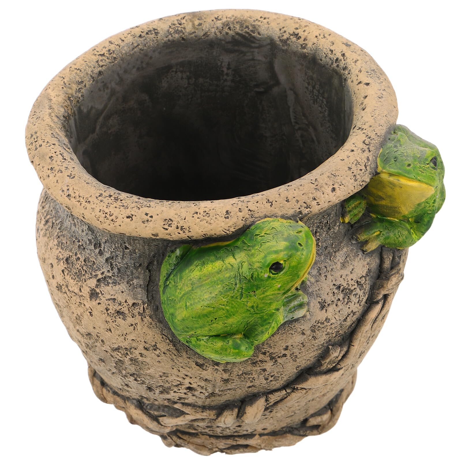 Anneome Mała Ceramiczna Doniczka Kształcie Żaby Ręcznie Wykonany Dekoracyjny Doniczek Sukulenty i Bonsai Ozdobny Pojemnik Rośliny Do Domu i Ogrodu