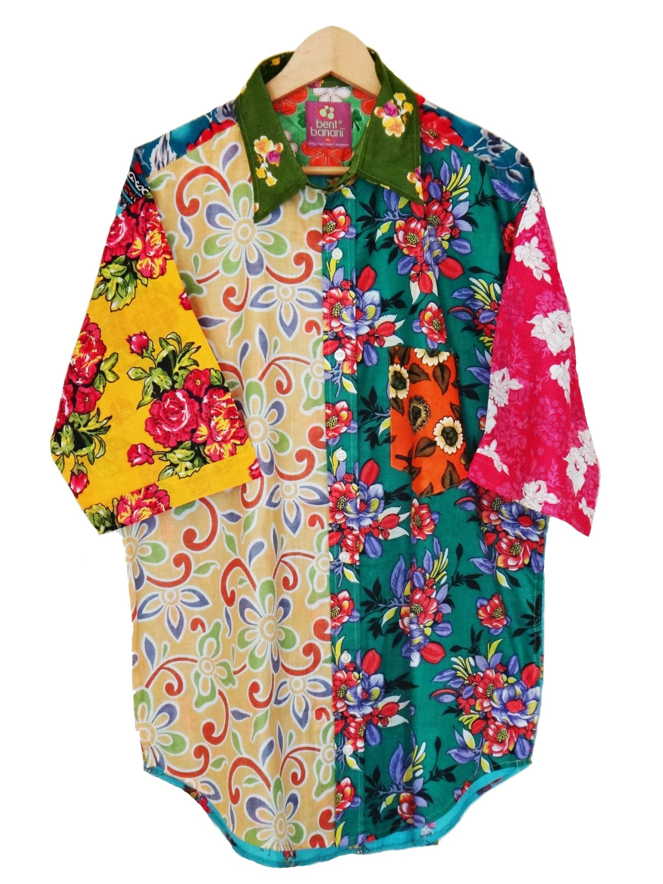 Men's Floral Unique Shirt (Half Sleeve)