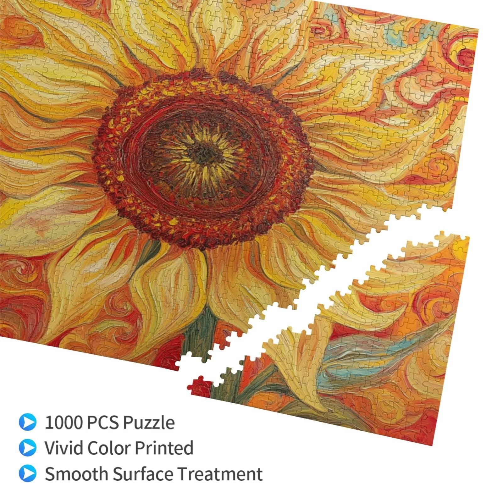 Puzzle retro, 1500 elementów, puzzle kwiatowe, dla dorosłych, z pudełkiem na prezent, duże, drewniane puzzle dla dorosłych, gra zręcznościowa dla całej rodziny, prezenty dla kobiet, dekoracja ścienna