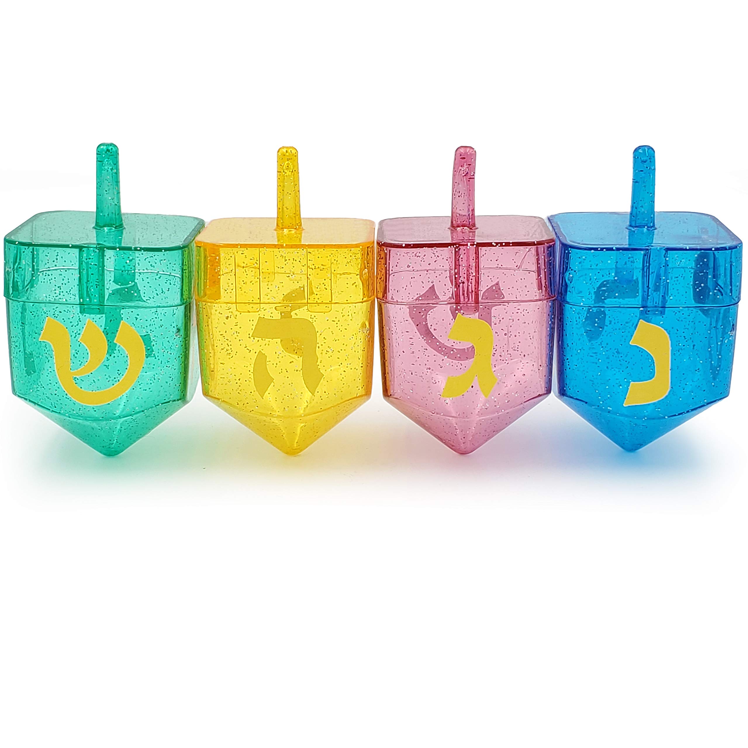 Amazon.com: The Dreidel Company Hanukkah Fillable Dreidel, Assorted ...